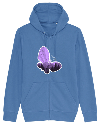 Fluture mov Bright Blue