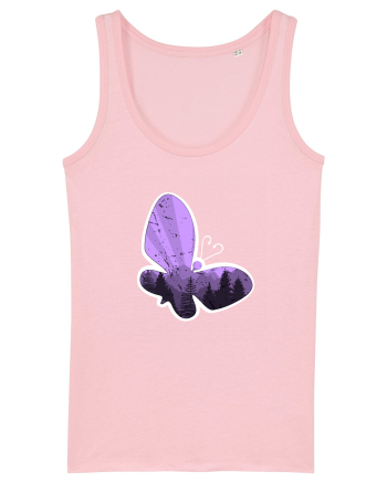 Fluture mov Cotton Pink