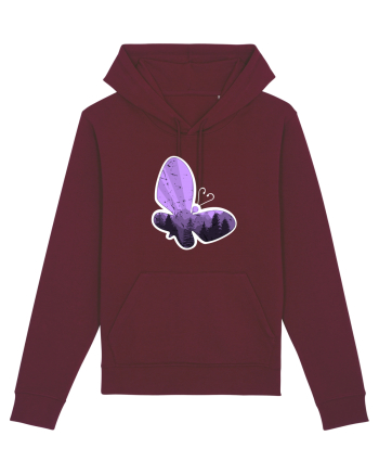 Fluture mov Burgundy