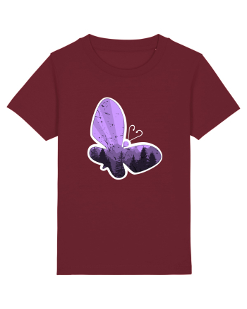 Fluture mov Burgundy