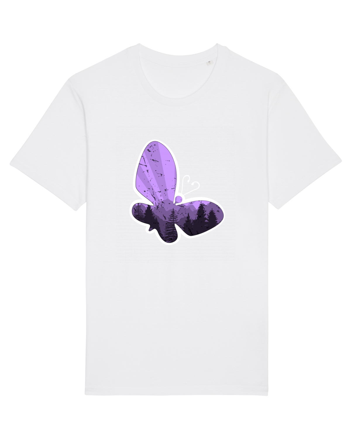 Tricou mânecă scurtă Unisex Rocker White
