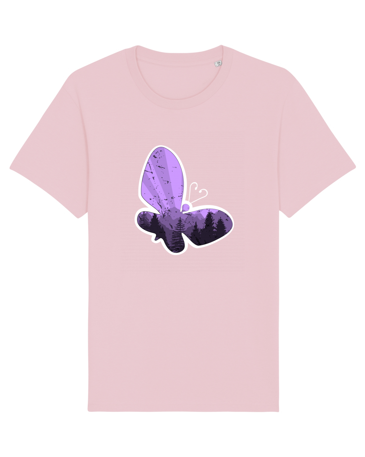 Tricou mânecă scurtă Unisex Rocker Cotton Pink
