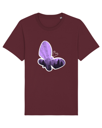 Fluture mov Burgundy