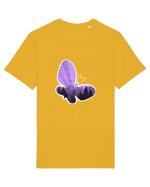 Fluture mov Tricou mânecă scurtă Unisex Rocker