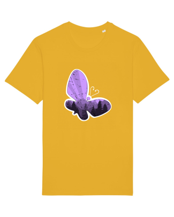 Fluture mov Spectra Yellow