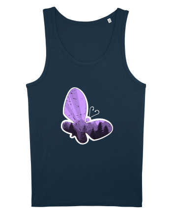 Fluture mov Navy