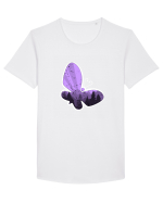 Fluture mov Tricou mânecă scurtă guler larg Bărbat Skater