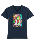 Padure magica Tricou mânecă scurtă guler V Bărbat Presenter