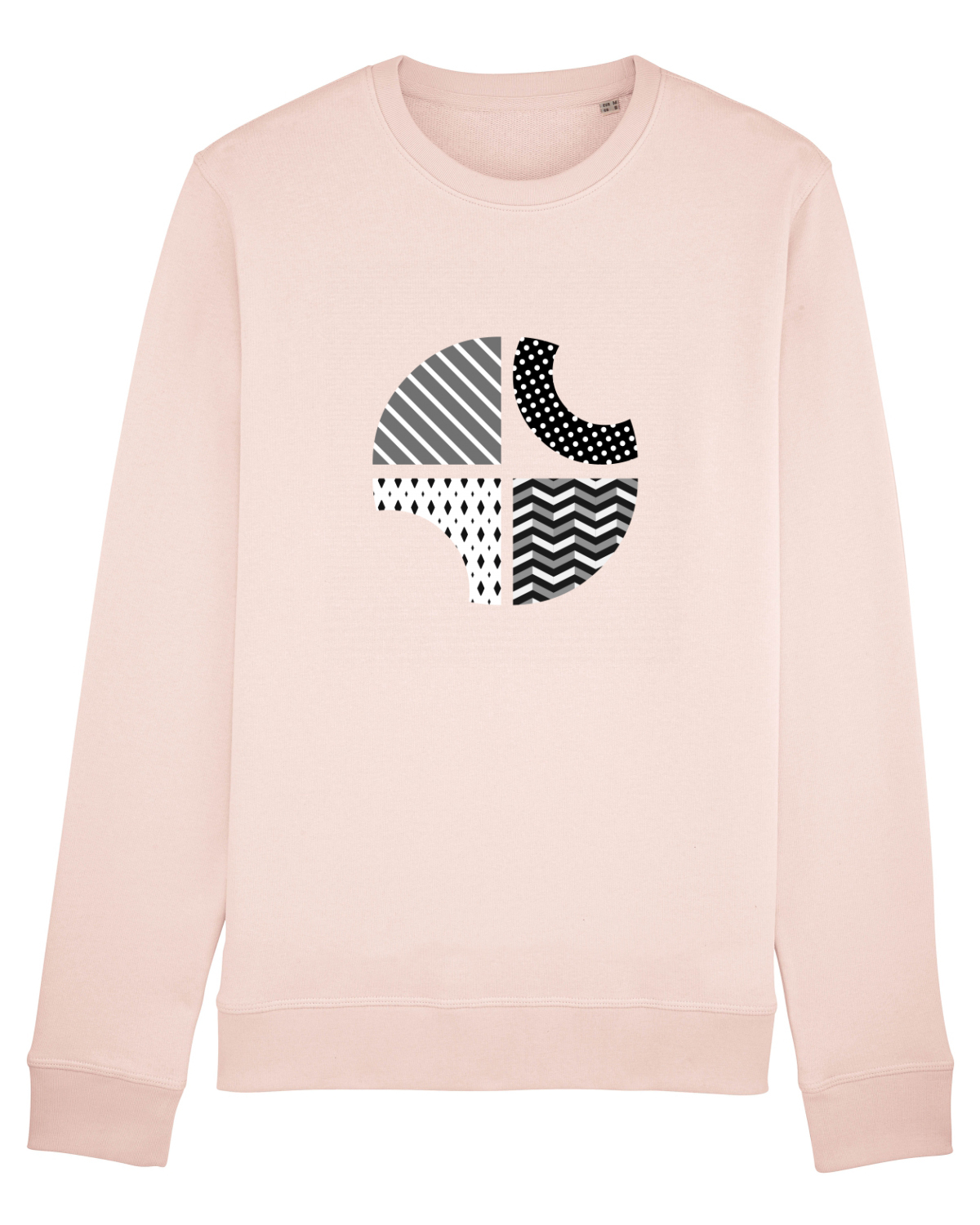 Bluză mânecă lungă Unisex Rise Candy Pink