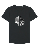 Motive geometrice Tricou mânecă scurtă guler larg Bărbat Skater