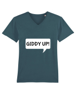 Kramer clasic Tricou mânecă scurtă guler V Bărbat Presenter