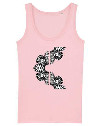 Petale abstracte Cotton Pink