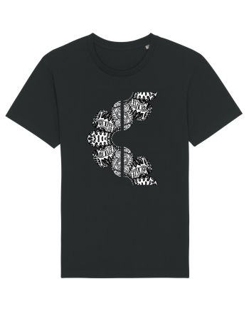 Petale abstracte Black