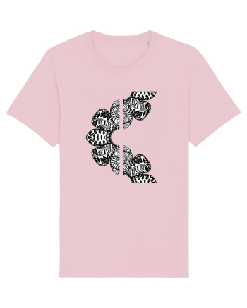 Petale abstracte Cotton Pink