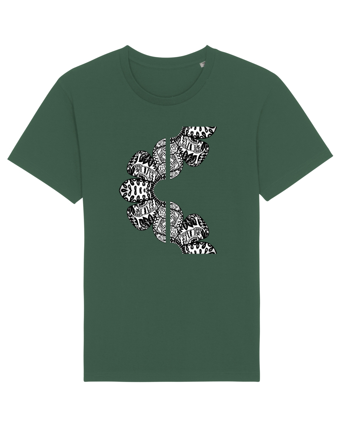 Tricou mânecă scurtă Unisex Rocker Bottle Green