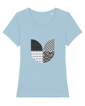 Geometrice Sky Blue