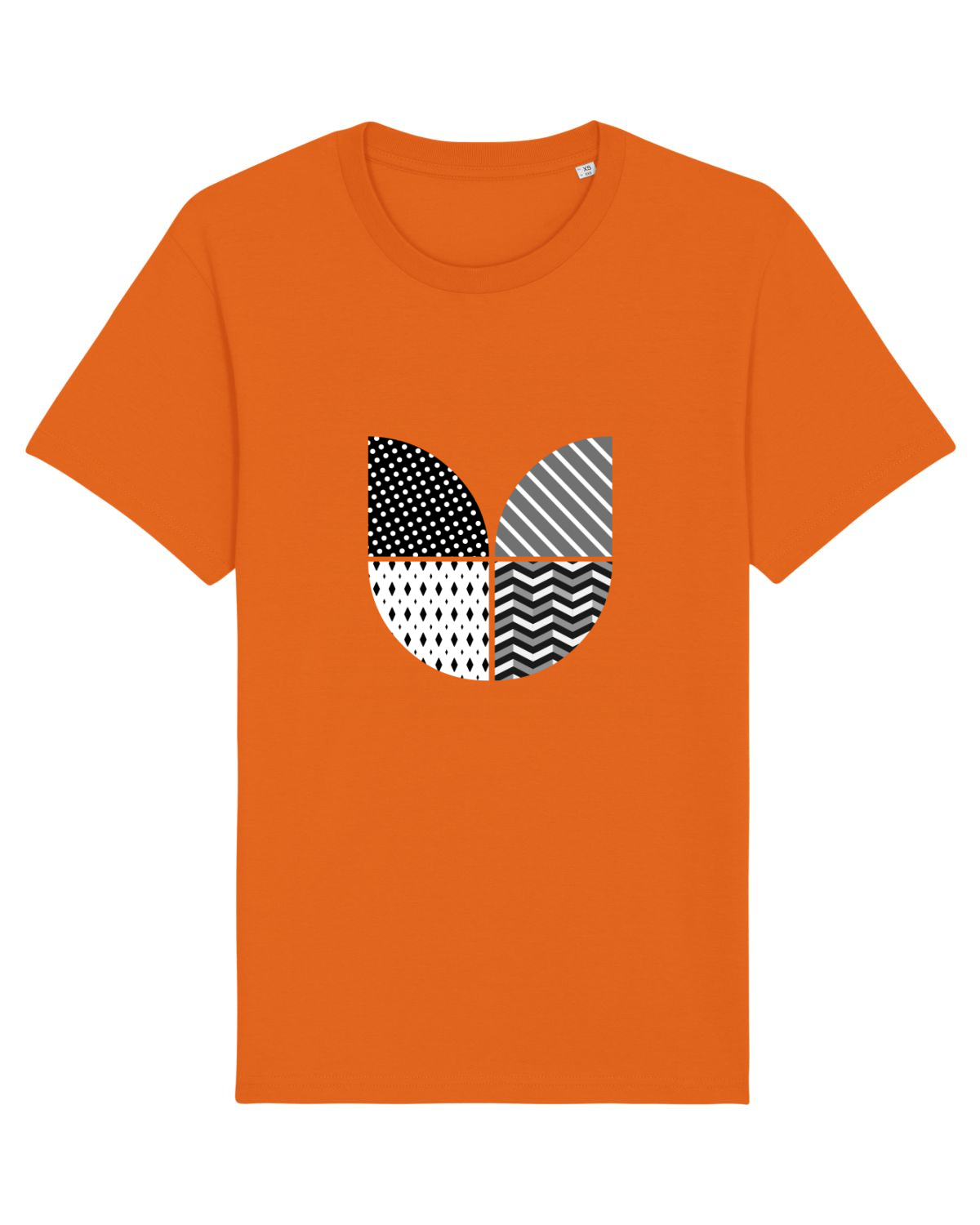 Tricou mânecă scurtă Unisex Rocker Bright Orange