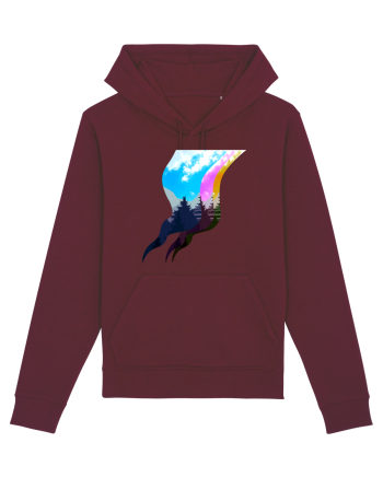 Brazi colorati Burgundy