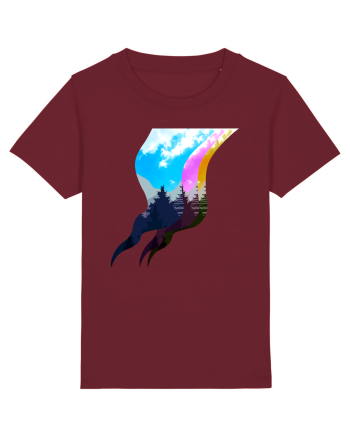 Brazi colorati Burgundy