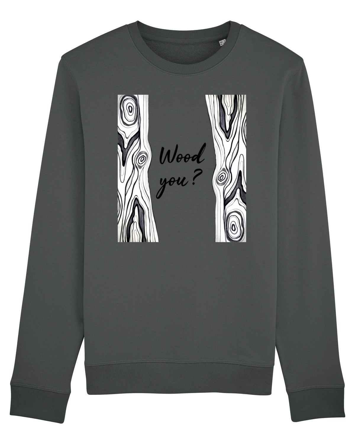 Bluză mânecă lungă Unisex Rise Anthracite