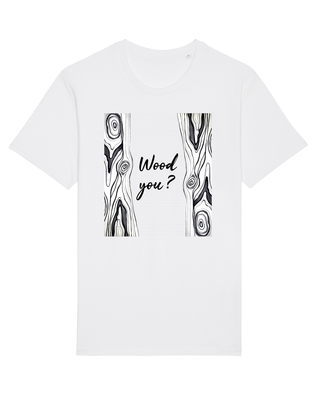 Tricou mânecă scurtă Unisex Rocker White