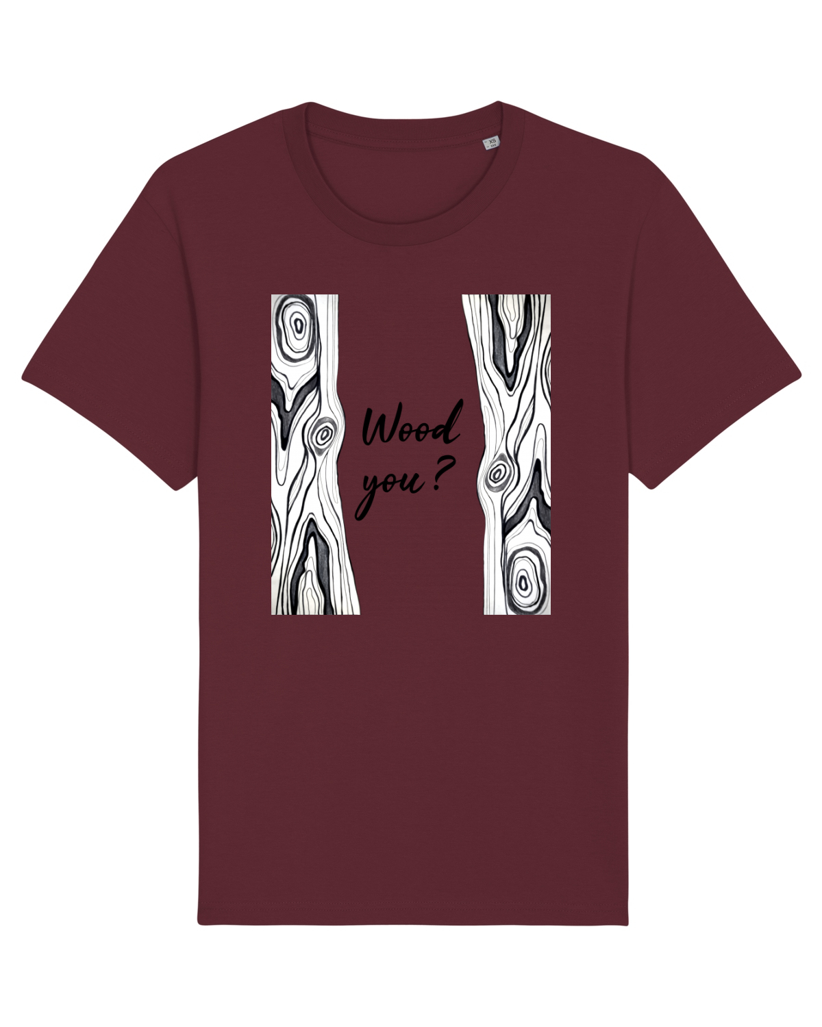 Tricou mânecă scurtă Unisex Rocker Burgundy
