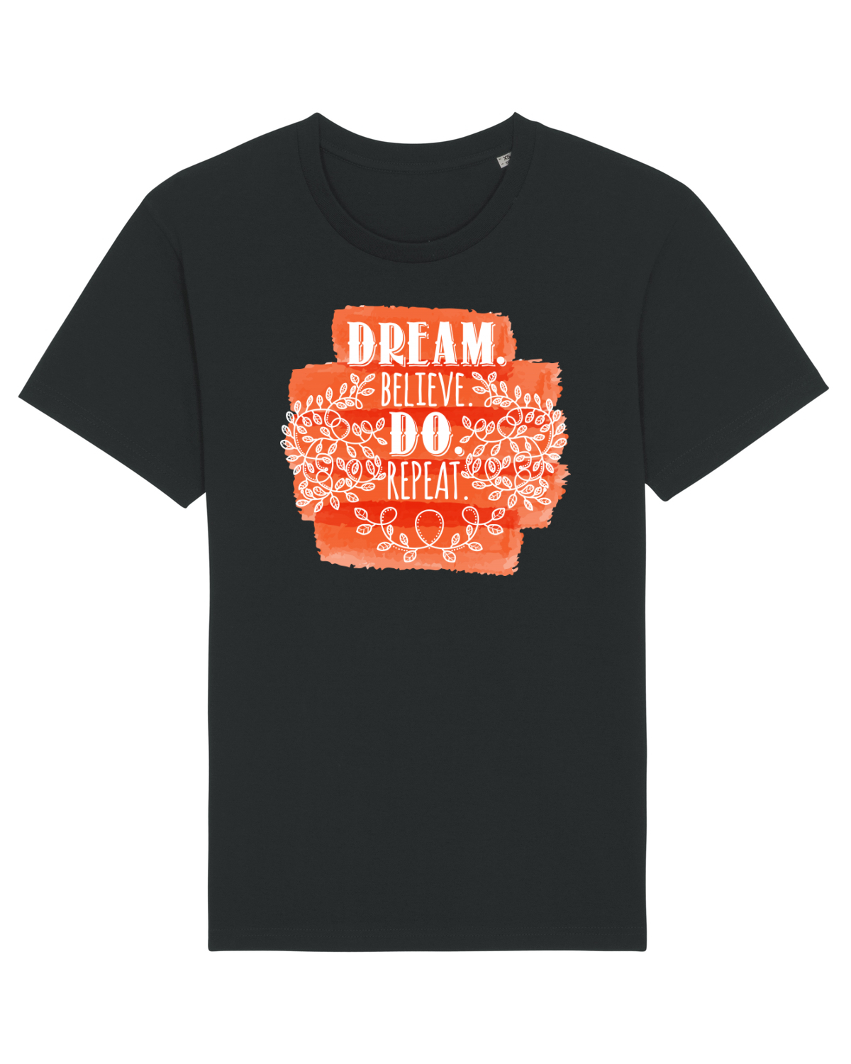 Tricou mânecă scurtă Unisex Rocker Black
