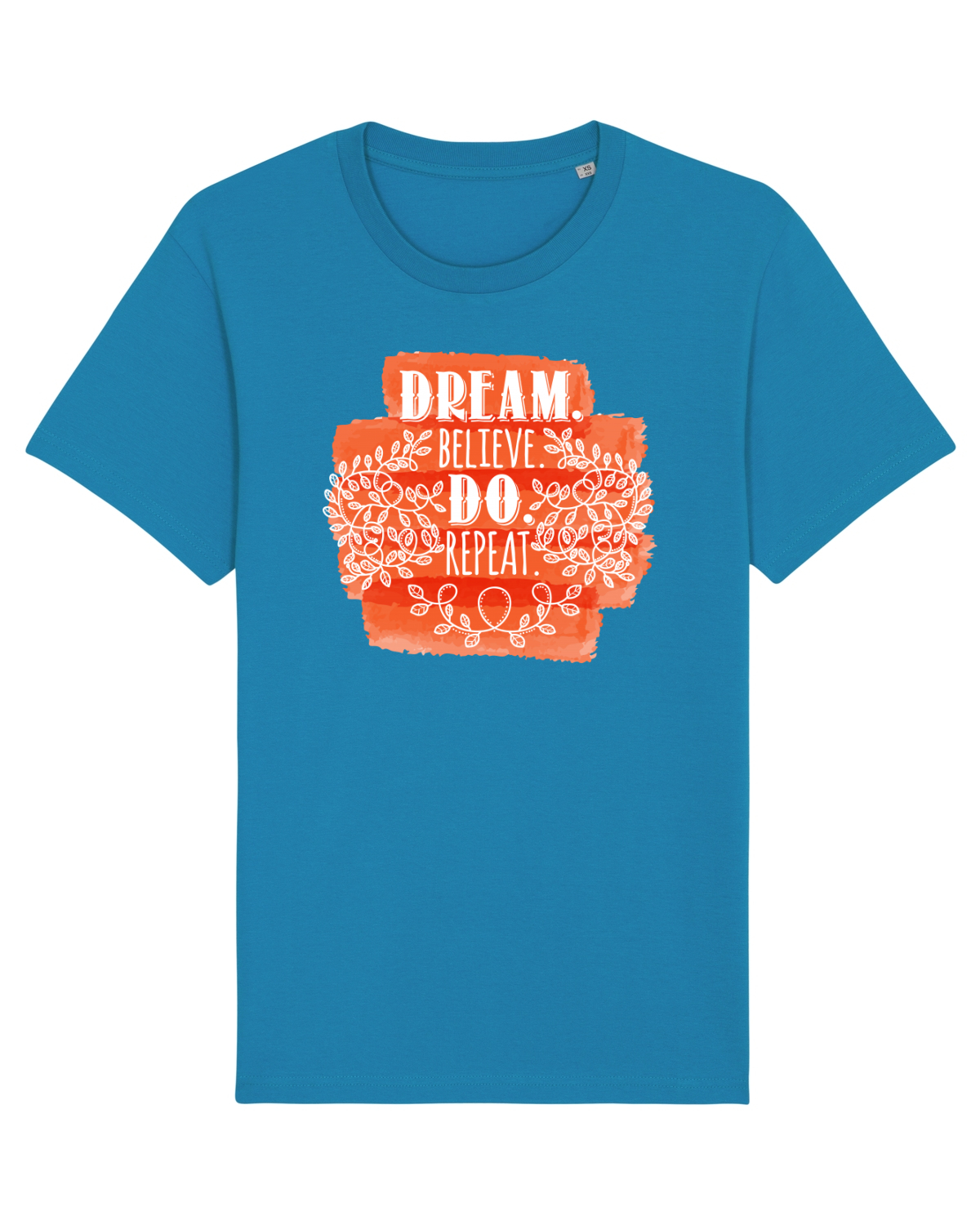 Tricou mânecă scurtă Unisex Rocker Azur