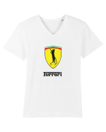 Furrari Tricou mânecă scurtă guler V Bărbat Presenter
