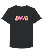 Colour Love Tricou mânecă scurtă guler larg Bărbat Skater