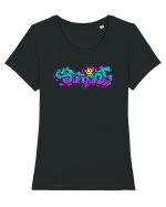Street King Tricou mânecă scurtă guler larg fitted Damă Expresser