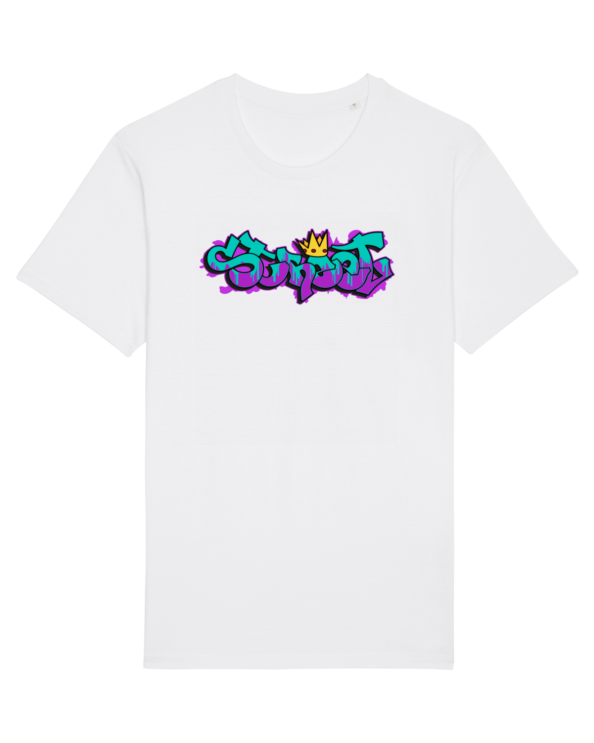 Tricou mânecă scurtă Unisex Rocker White