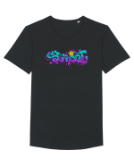 Street King Tricou mânecă scurtă guler larg Bărbat Skater