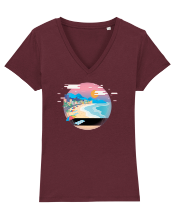 Urban Beach Burgundy