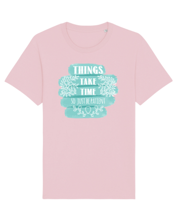 Visează, crede, fă-o, repetă Cotton Pink