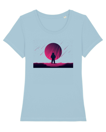 Purple Planet Sky Blue
