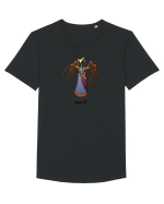 Demon V Tricou mânecă scurtă guler larg Bărbat Skater
