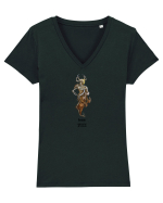 Demon  VIII Tricou mânecă scurtă guler V Damă Evoker