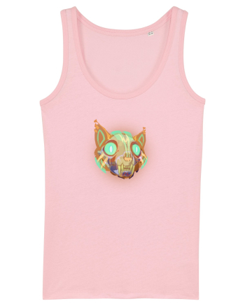 Skull Neon Cat Cotton Pink