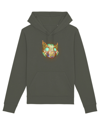 Skull Neon Cat Khaki