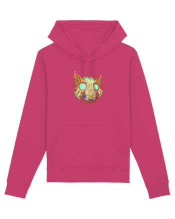 Skull Neon Cat Raspberry