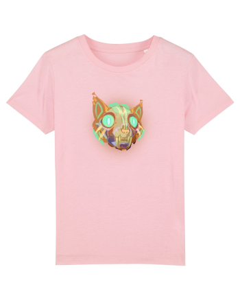 Skull Neon Cat Cotton Pink