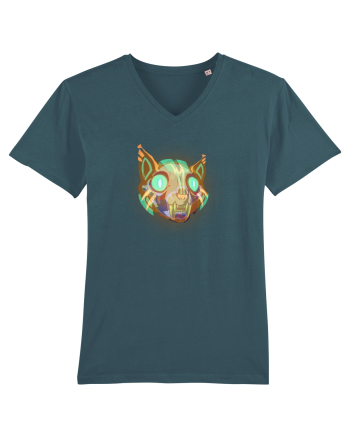 Skull Neon Cat Stargazer