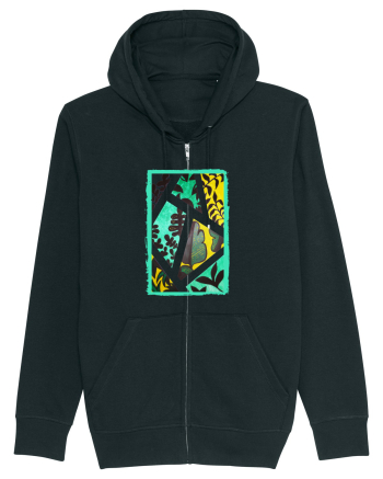 Tablou Abstract cu frunze Black