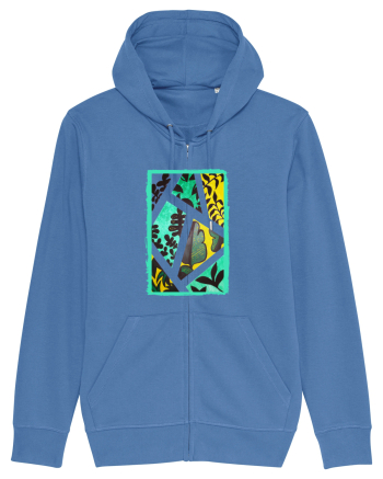 Tablou Abstract cu frunze Bright Blue