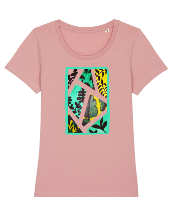 Tablou Abstract cu frunze Canyon Pink