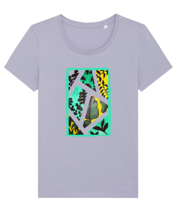 Tablou Abstract cu frunze Lavender