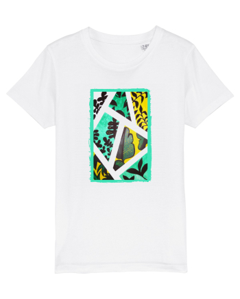 Tablou Abstract cu frunze White