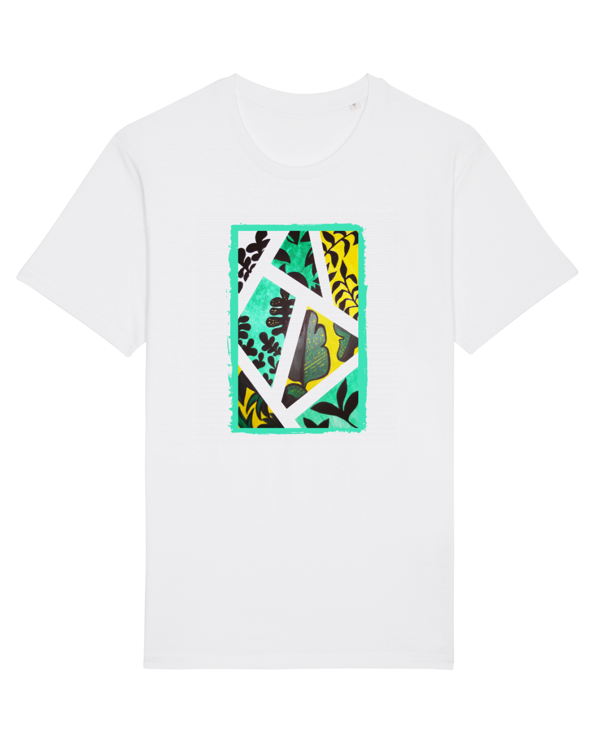 Tricou mânecă scurtă Unisex Rocker White