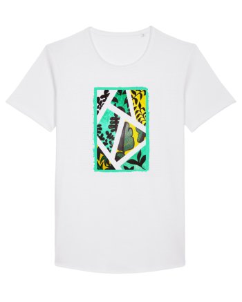 Tablou Abstract cu frunze White